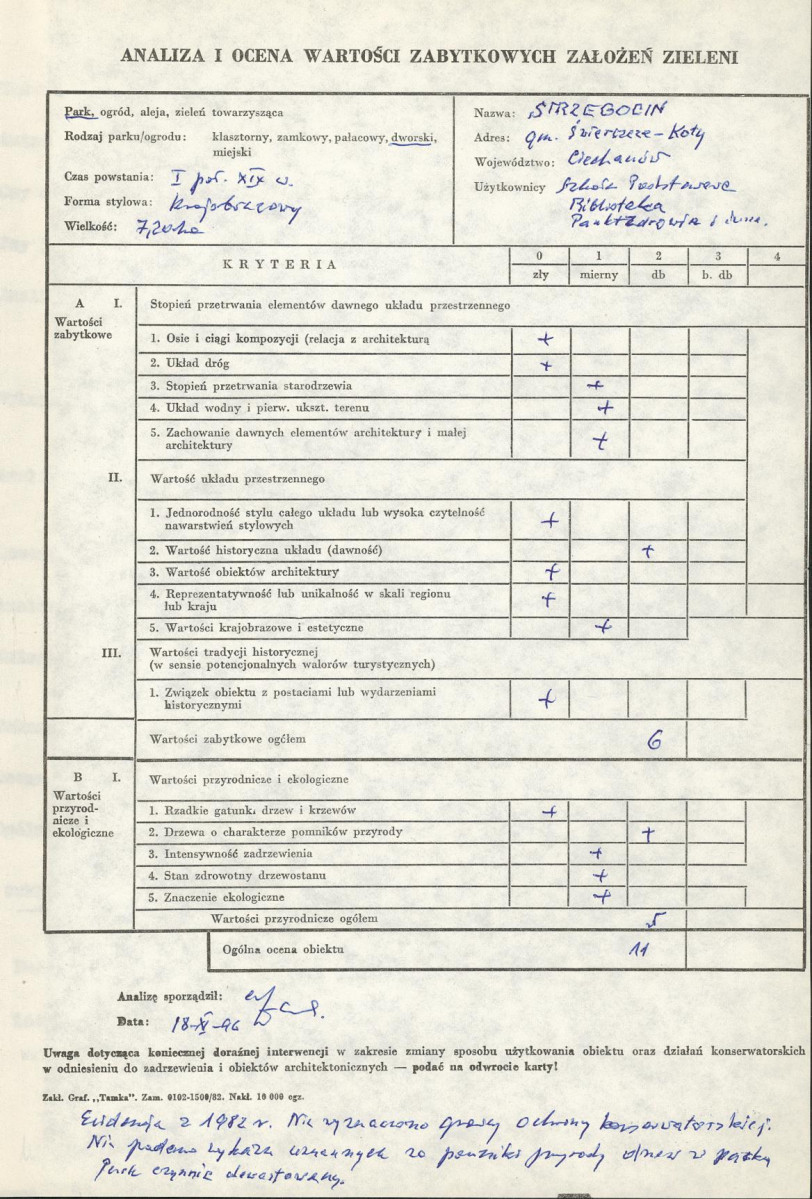 EP - Ewidencja parkowa, skan nr 3