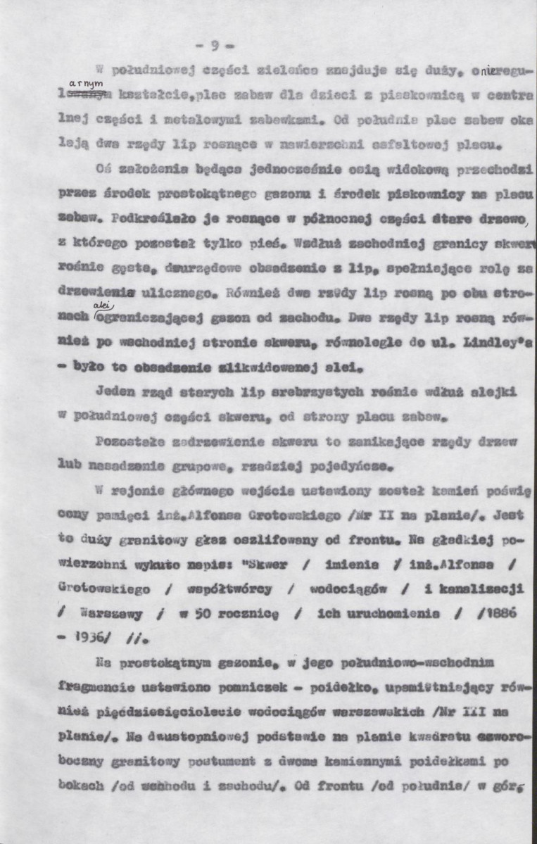 Ewidencja parkowa, skan nr 16