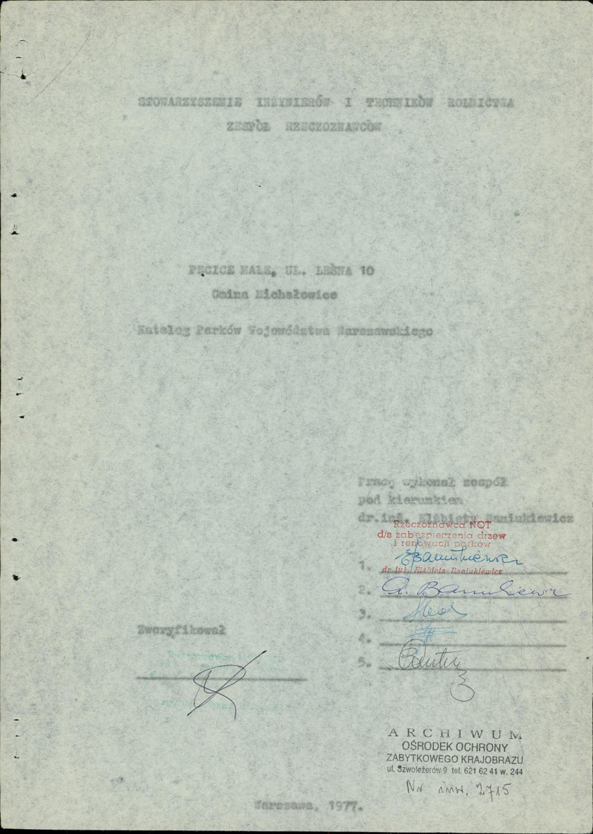 Ewidencja parkowa, skan nr 3