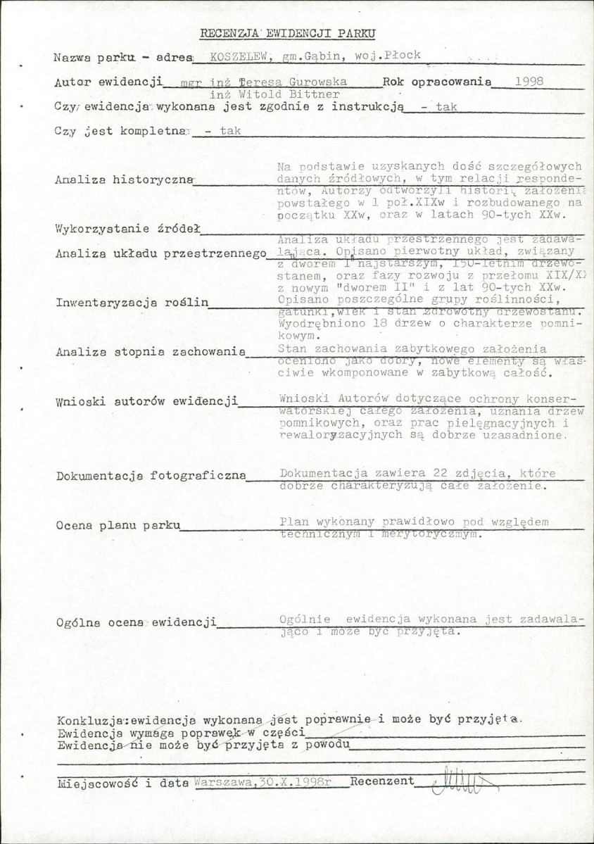 EP - Ewidencja parkowa, skan nr 7