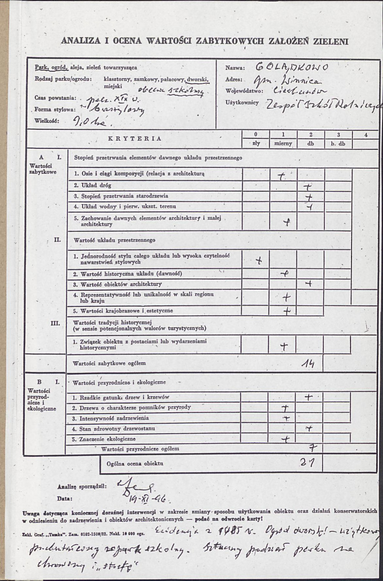 EP - Ewidencja parkowa, skan nr 3