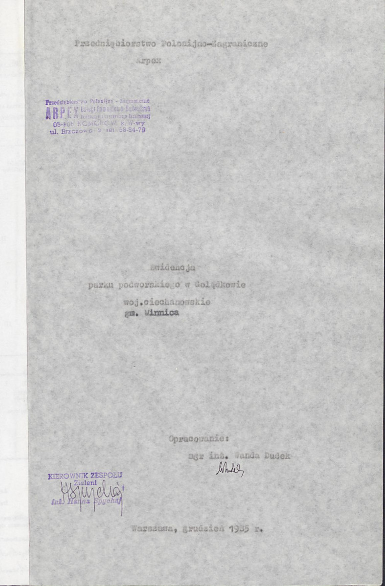 EP - Ewidencja parkowa, skan nr 4