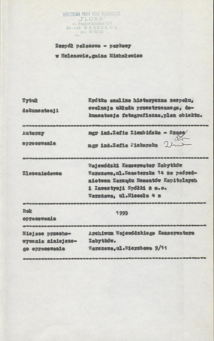 Ewidencja parkowa, skan nr 4