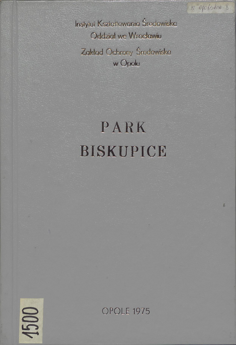 EP - Ewidencja parkowa, skan nr 1
