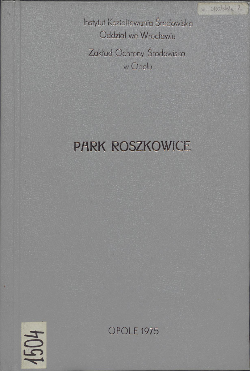 EP - Ewidencja parkowa, skan nr 1