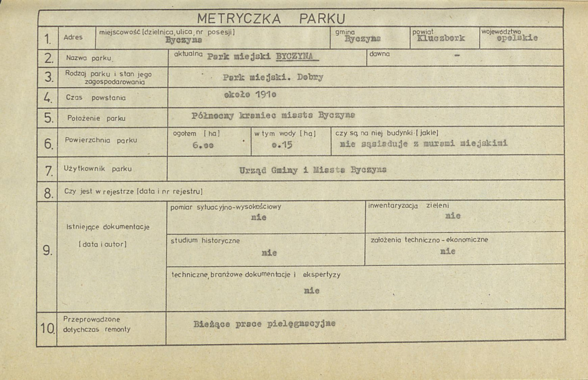 EP - Ewidencja parkowa, skan nr 7