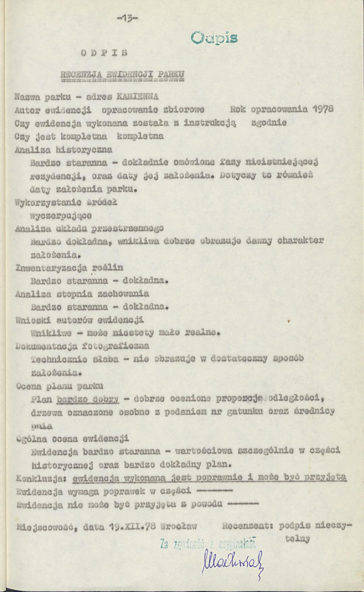 EP - Ewidencja parkowa, skan nr 18
