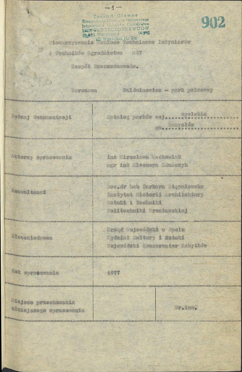 EP - Ewidencja parkowa, skan nr 7