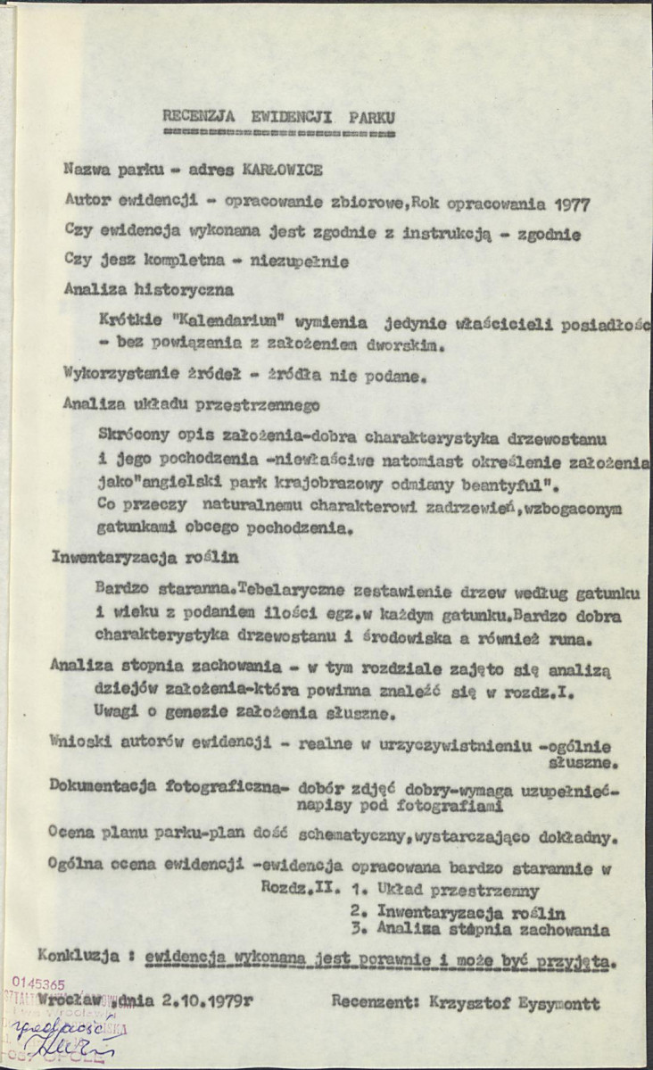 EP - Ewidencja parkowa, skan nr 6