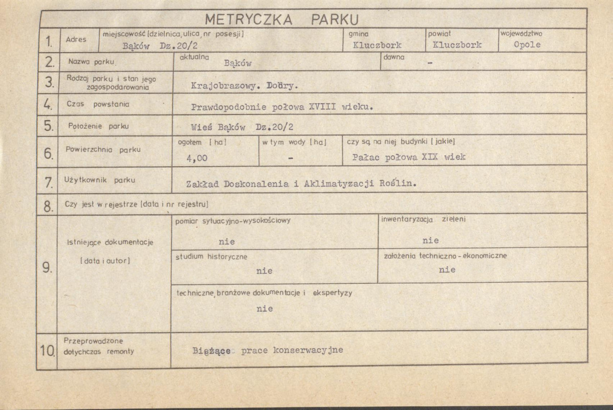 EP - Ewidencja parkowa, skan nr 7