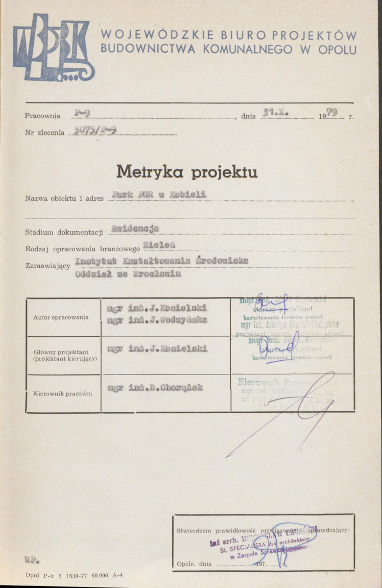 Ewidencja parkowa, skan nr 7