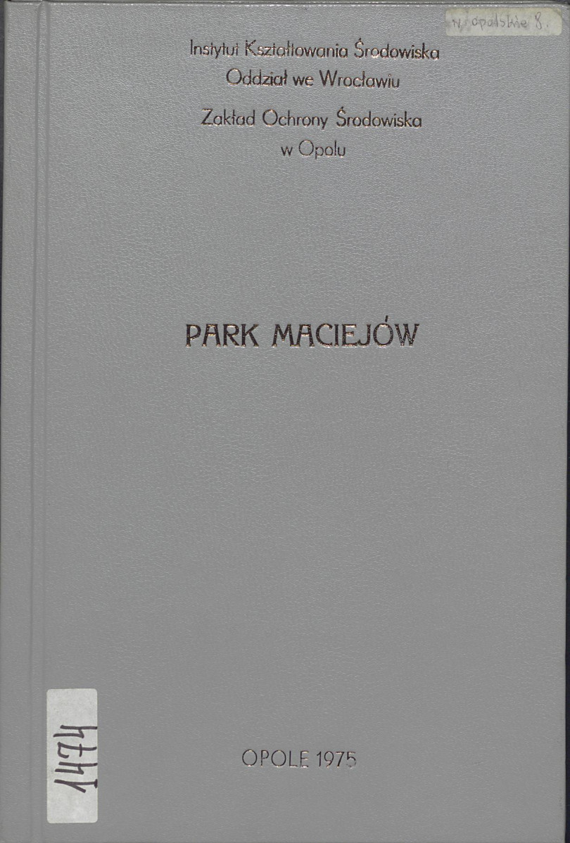 EP - Ewidencja parkowa, skan nr 1