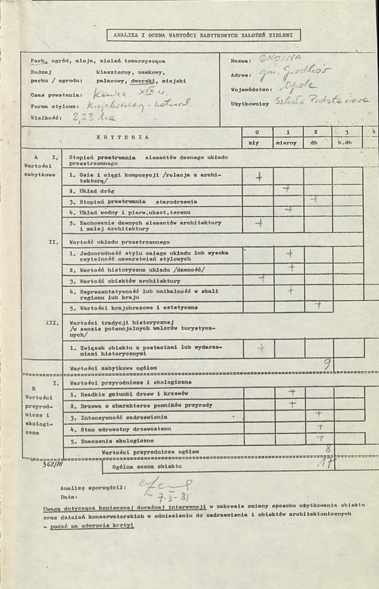 Ewidencja parkowa, skan nr 3