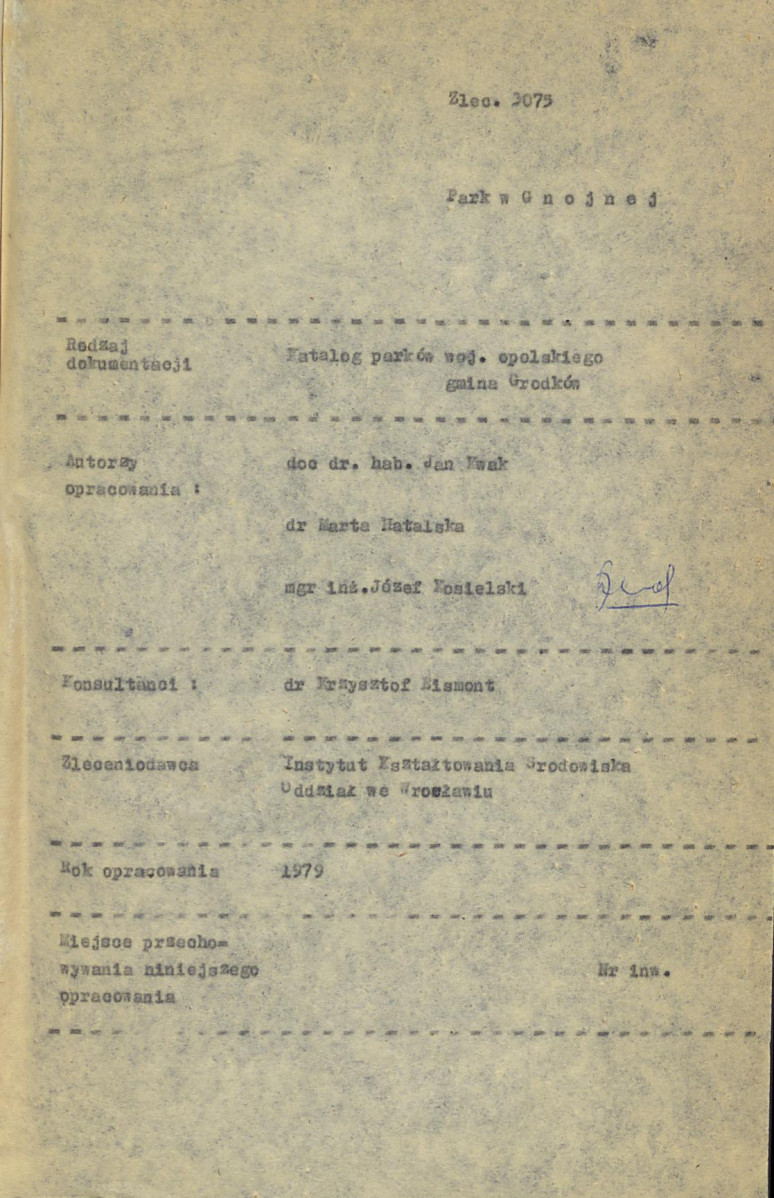 Ewidencja parkowa, skan nr 6