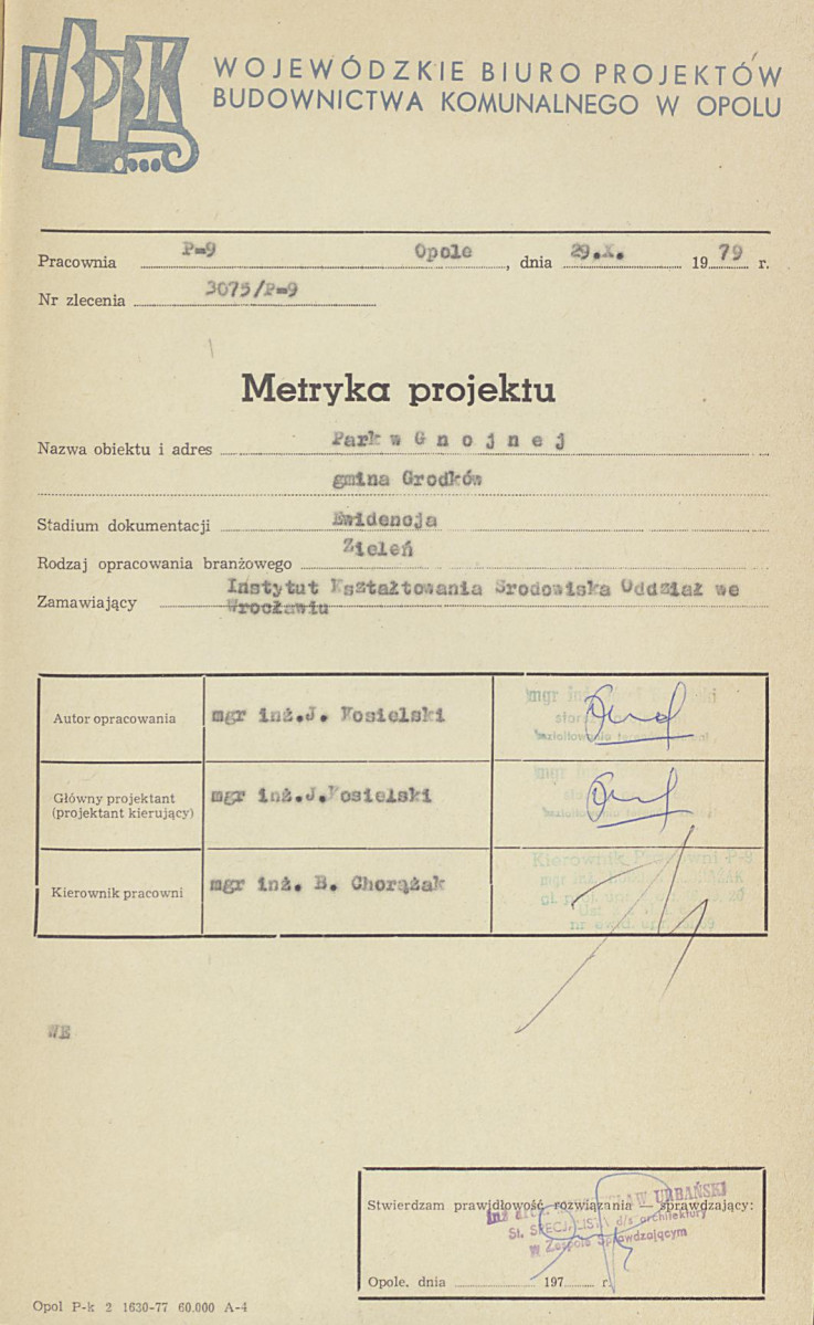 Ewidencja parkowa, skan nr 7