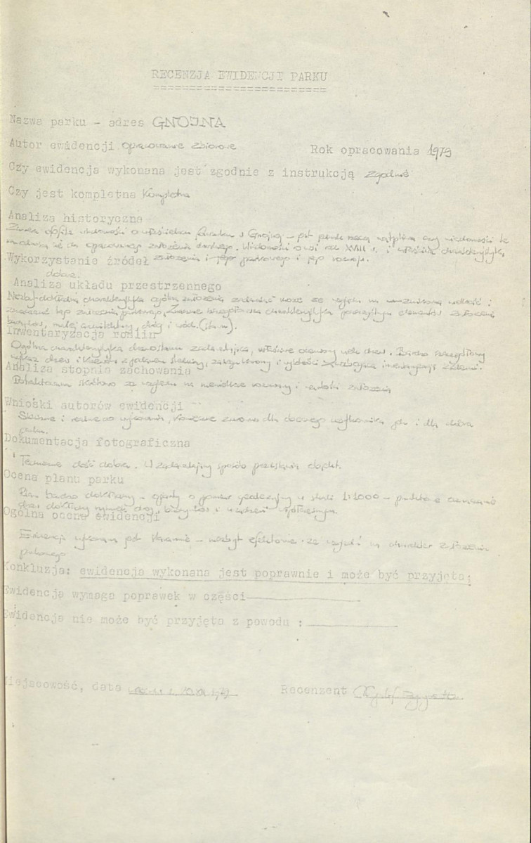 Ewidencja parkowa, skan nr 8