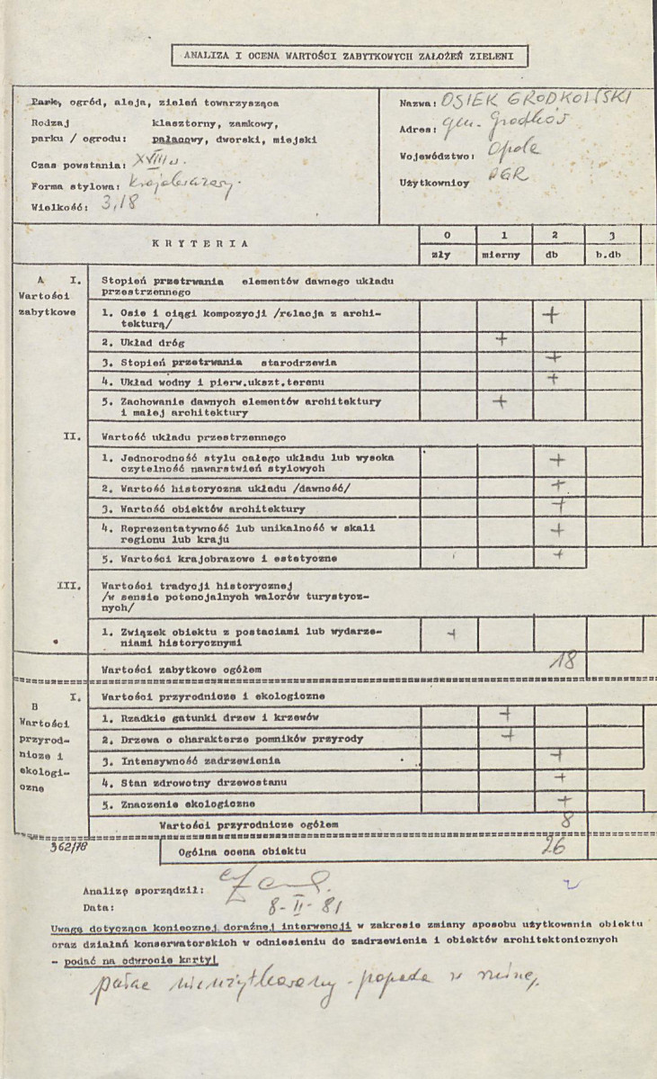 Ewidencja parkowa, skan nr 3