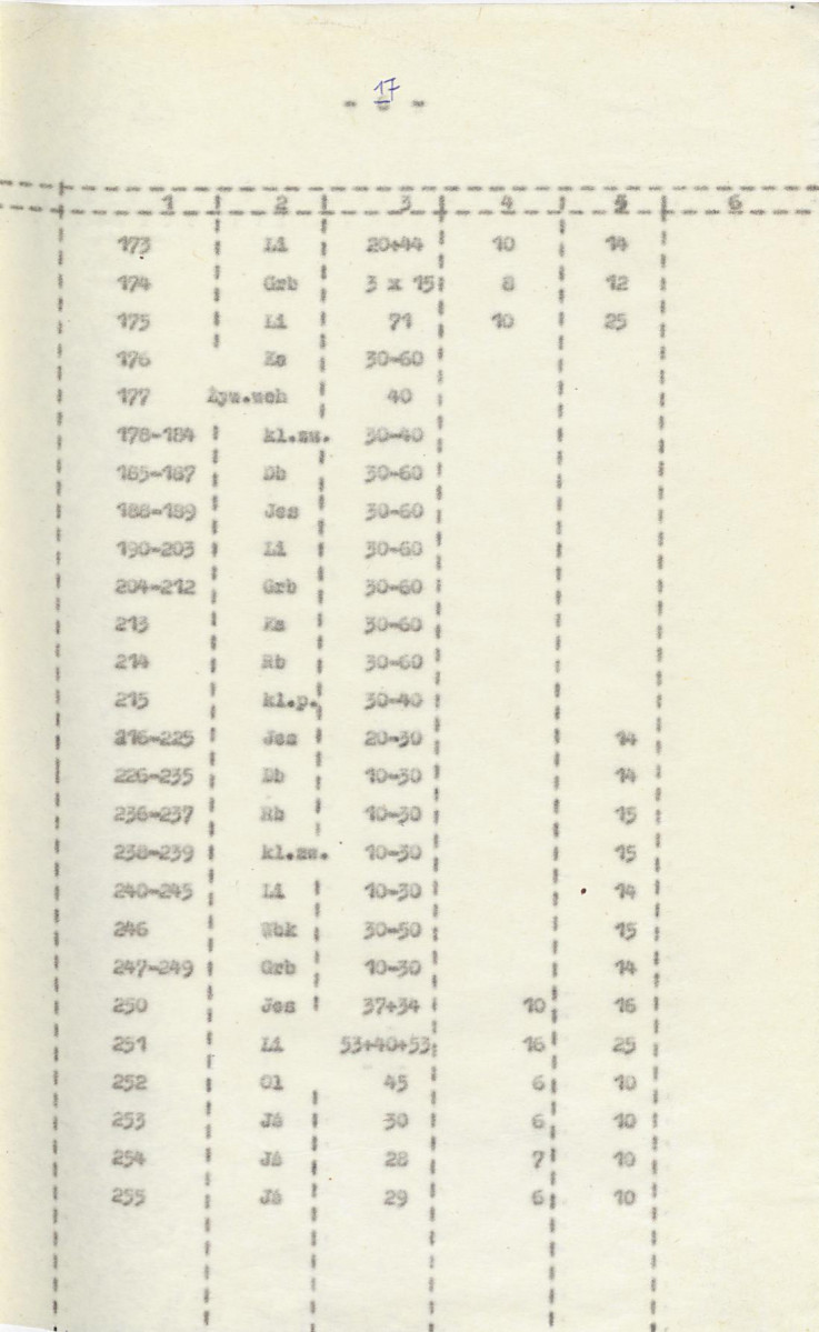 Ewidencja parkowa, skan nr 25