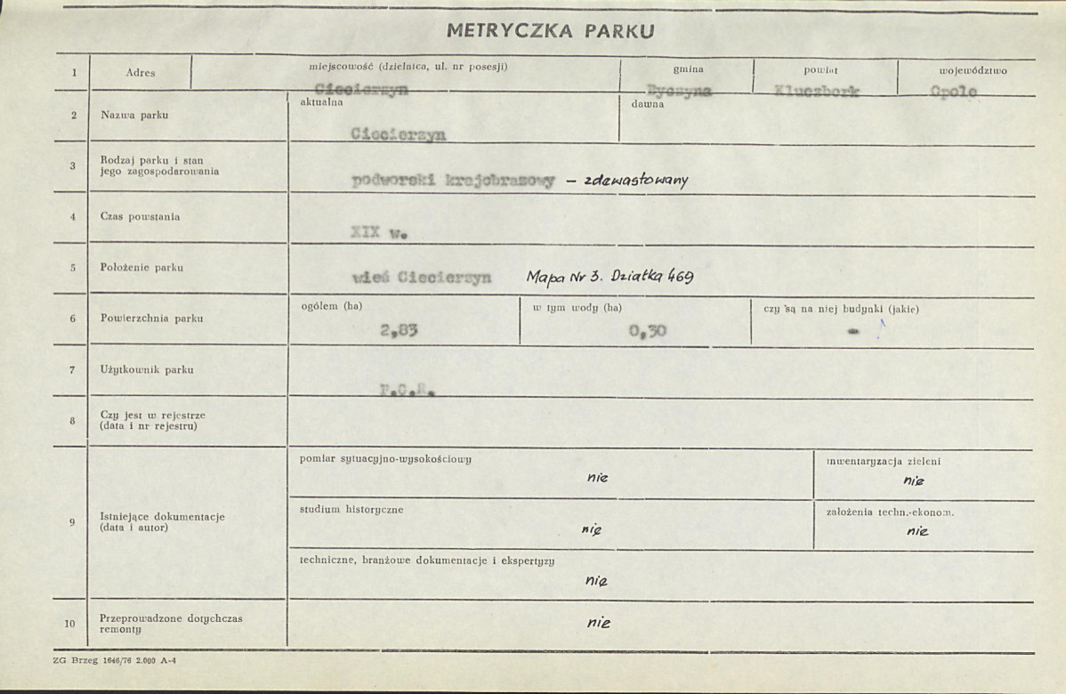 EP - Ewidencja parkowa, skan nr 7