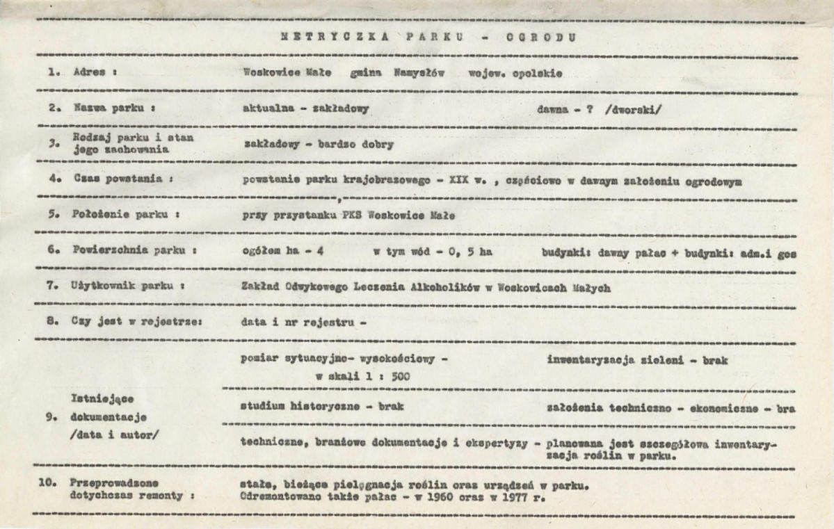 EP - Ewidencja parkowa, skan nr 7