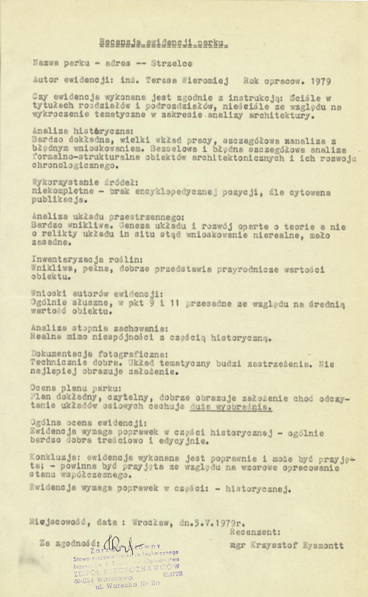 EP - Ewidencja parkowa, skan nr 6