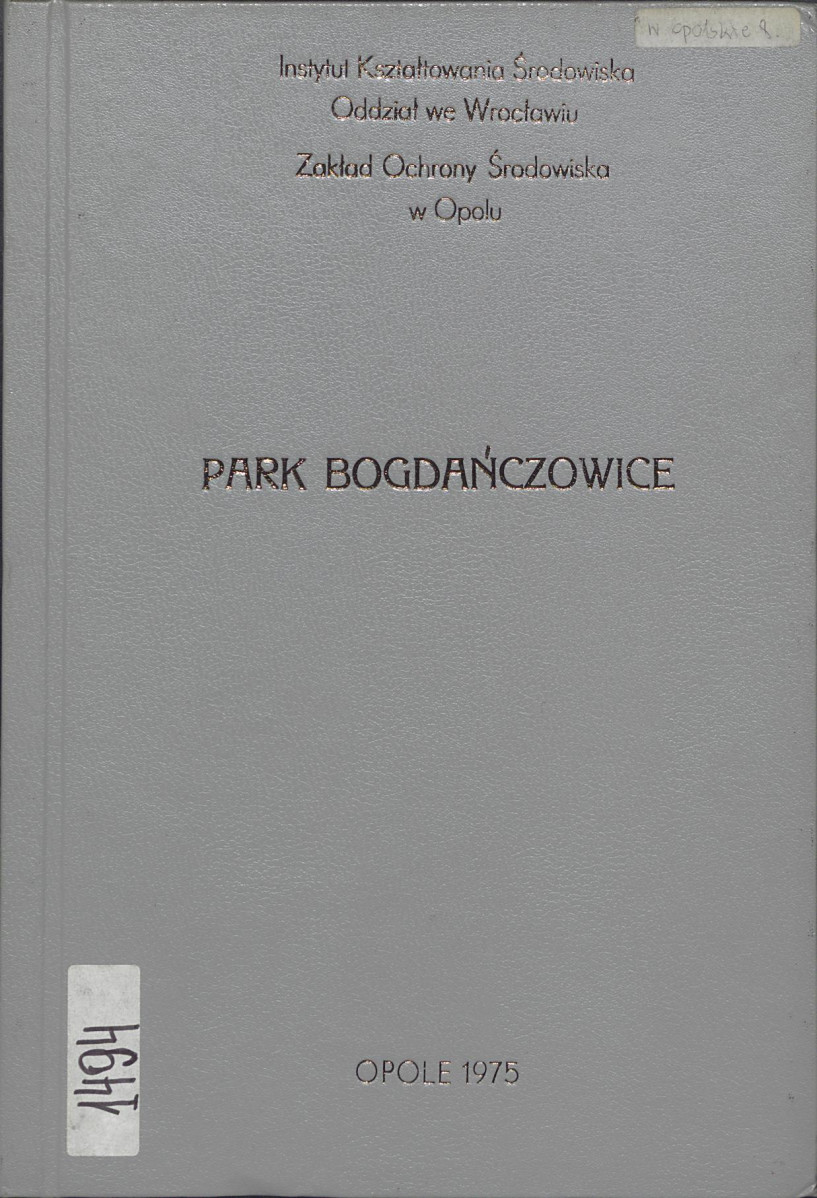 EP - Ewidencja parkowa, skan nr 1