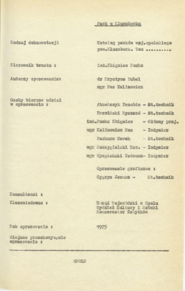 EP - Ewidencja parkowa, skan nr 4