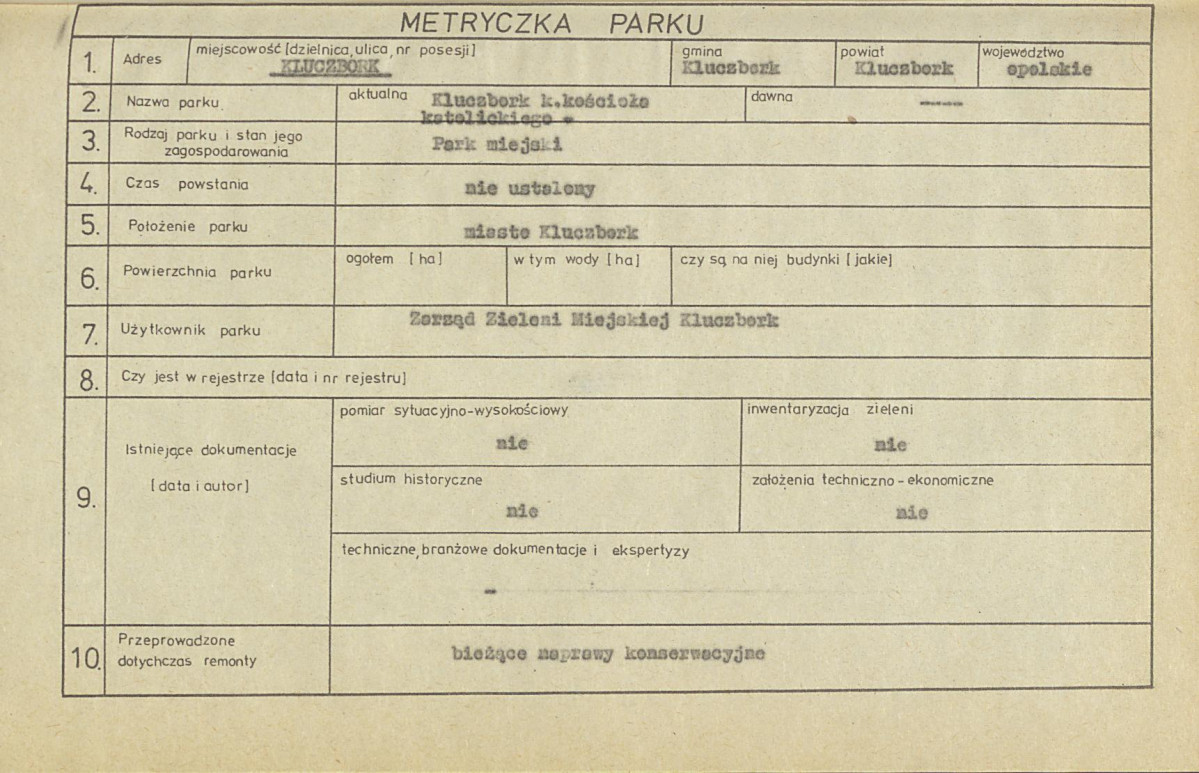 EP - Ewidencja parkowa, skan nr 7