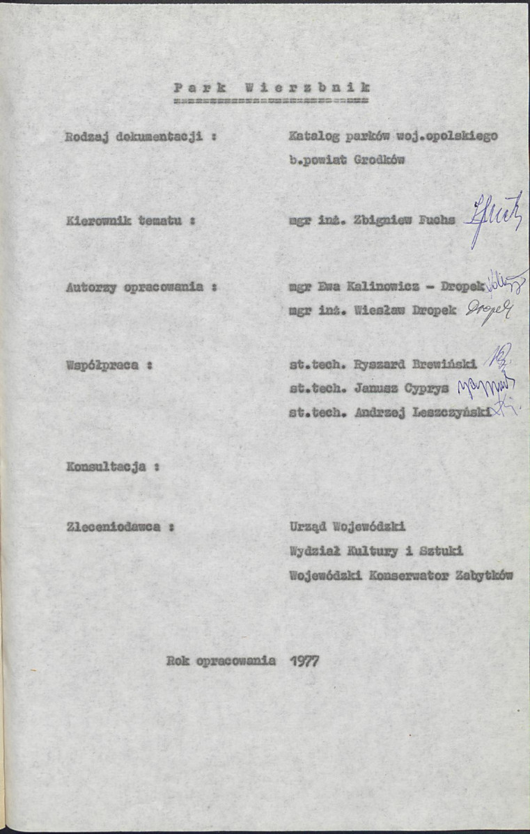 Ewidencja parkowa, skan nr 5