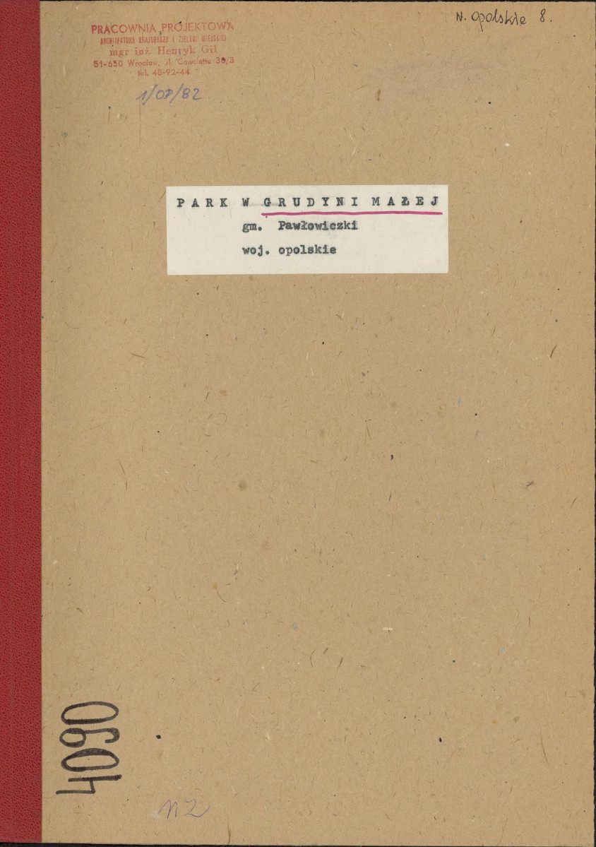 EP - Ewidencja parkowa, skan nr 1