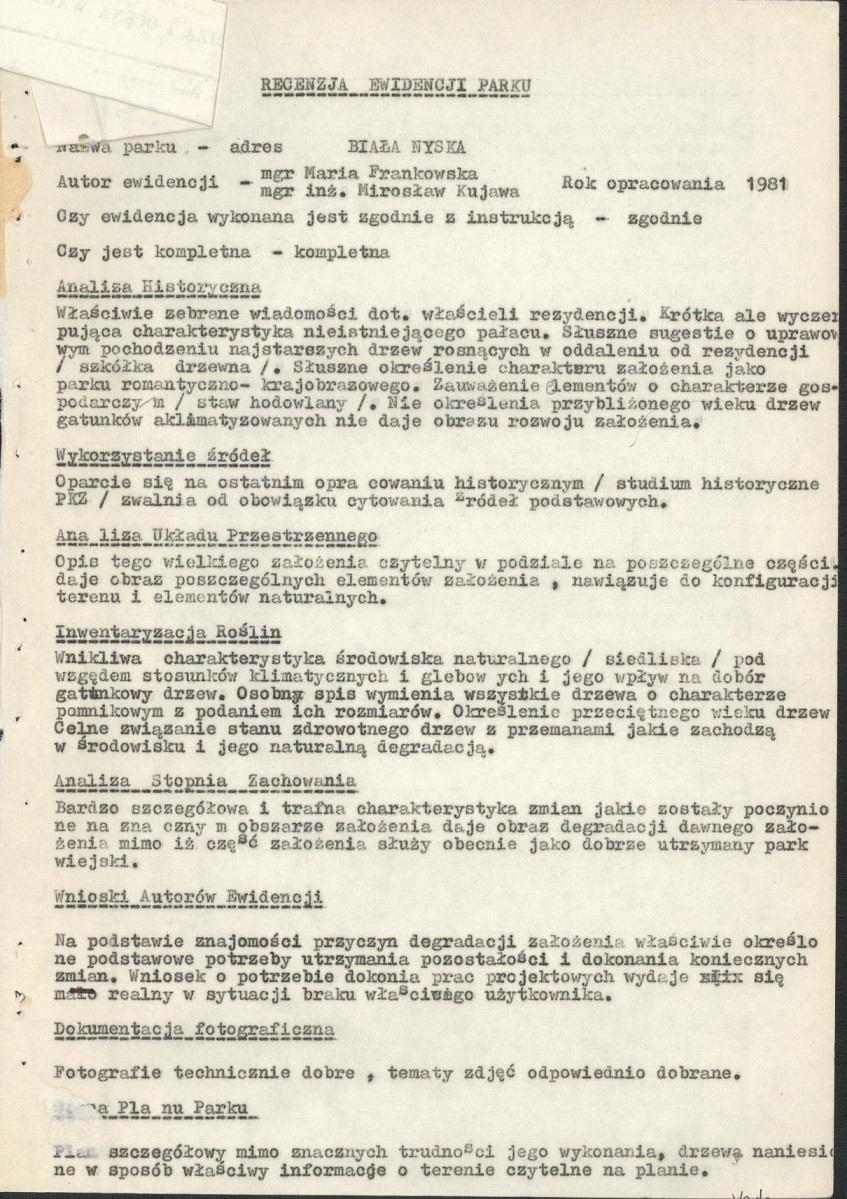 EP - Ewidencja parkowa, skan nr 4