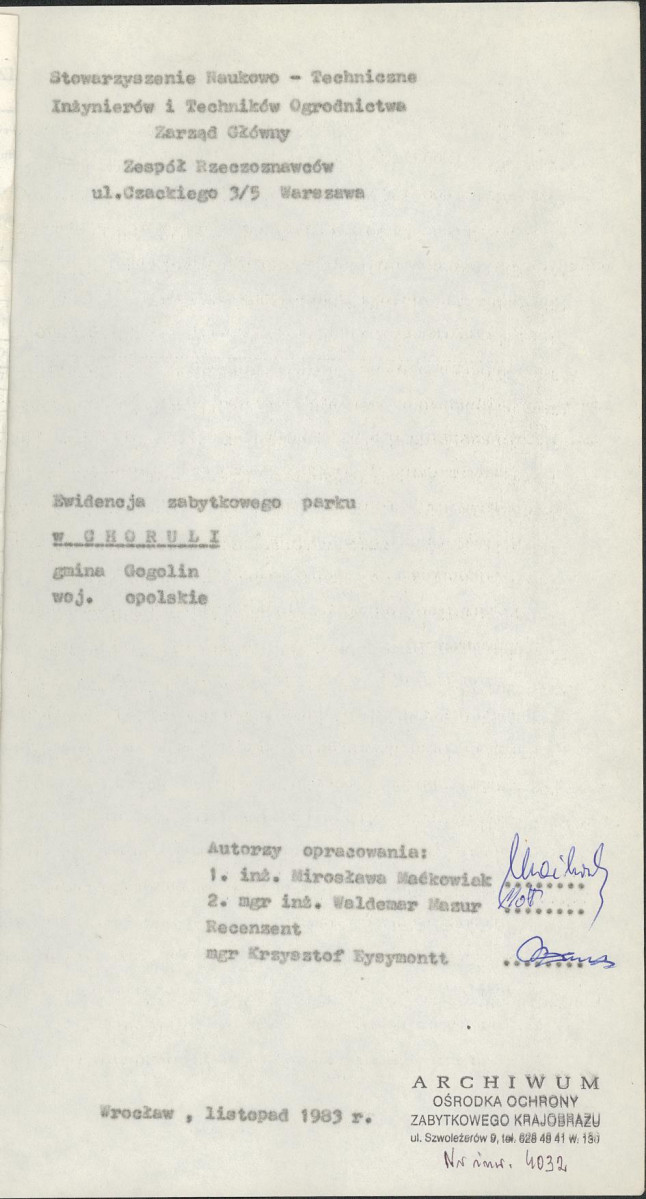 Ewidencja parkowa, skan nr 4