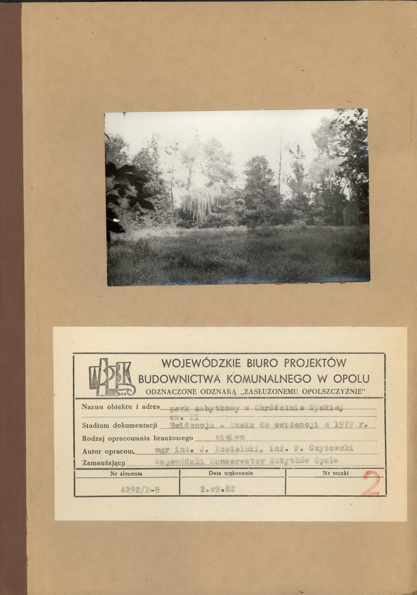 EP - Ewidencja parkowa, skan nr 2