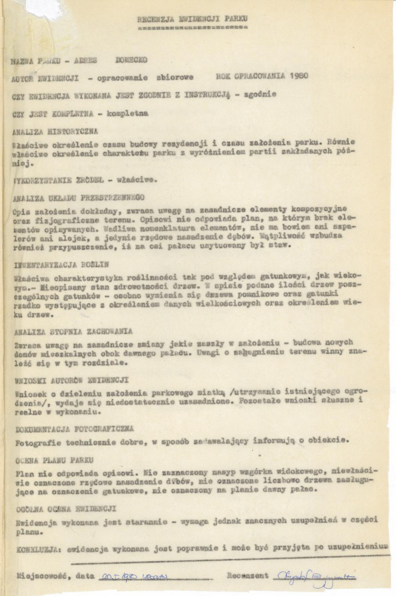 EP - Ewidencja parkowa, skan nr 4