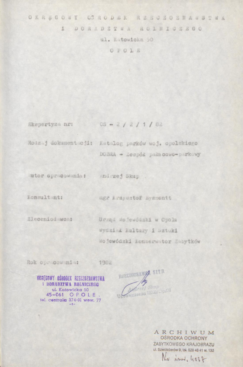 Ewidencja parkowa, skan nr 4