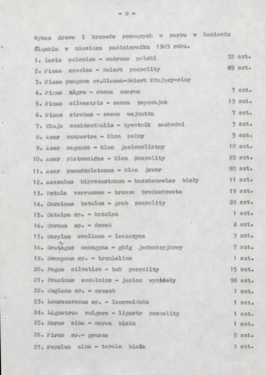 Ewidencja parkowa, skan nr 13