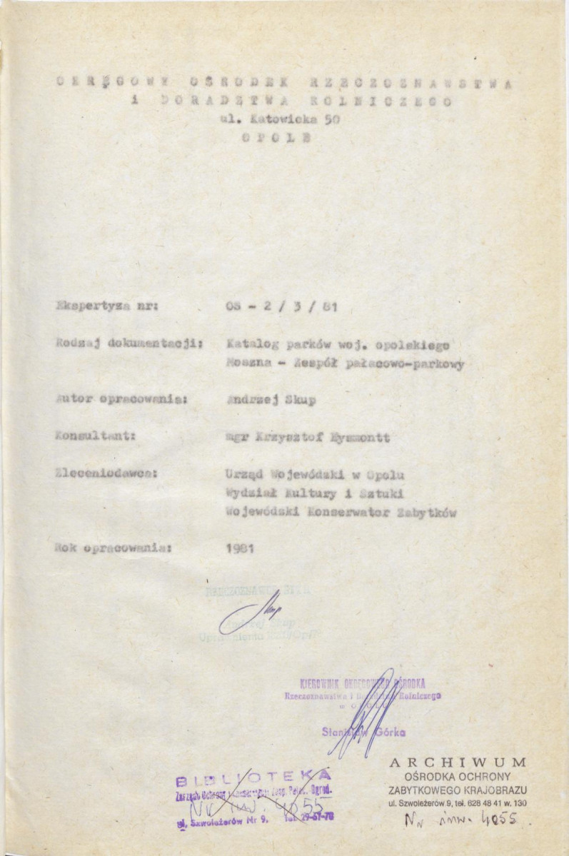 Ewidencja parkowa, skan nr 6