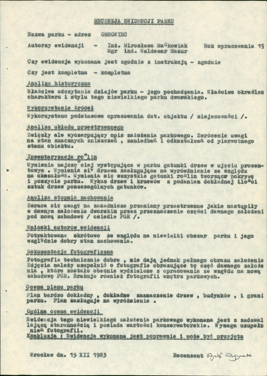 Ewidencja parkowa, skan nr 14