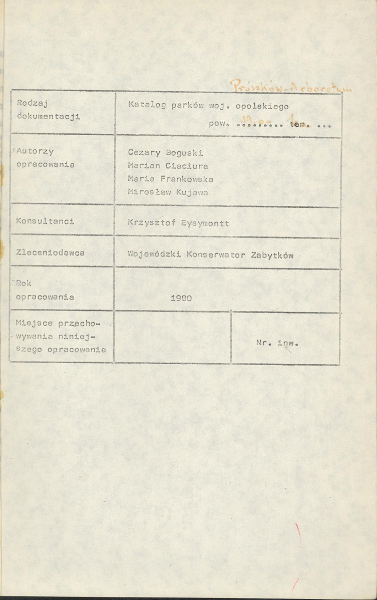 EP - Ewidencja parkowa, skan nr 6
