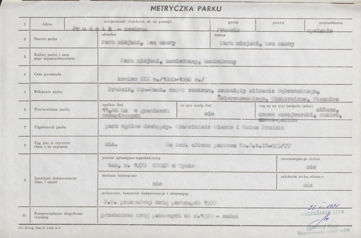 EP - Ewidencja parkowa, skan nr 5