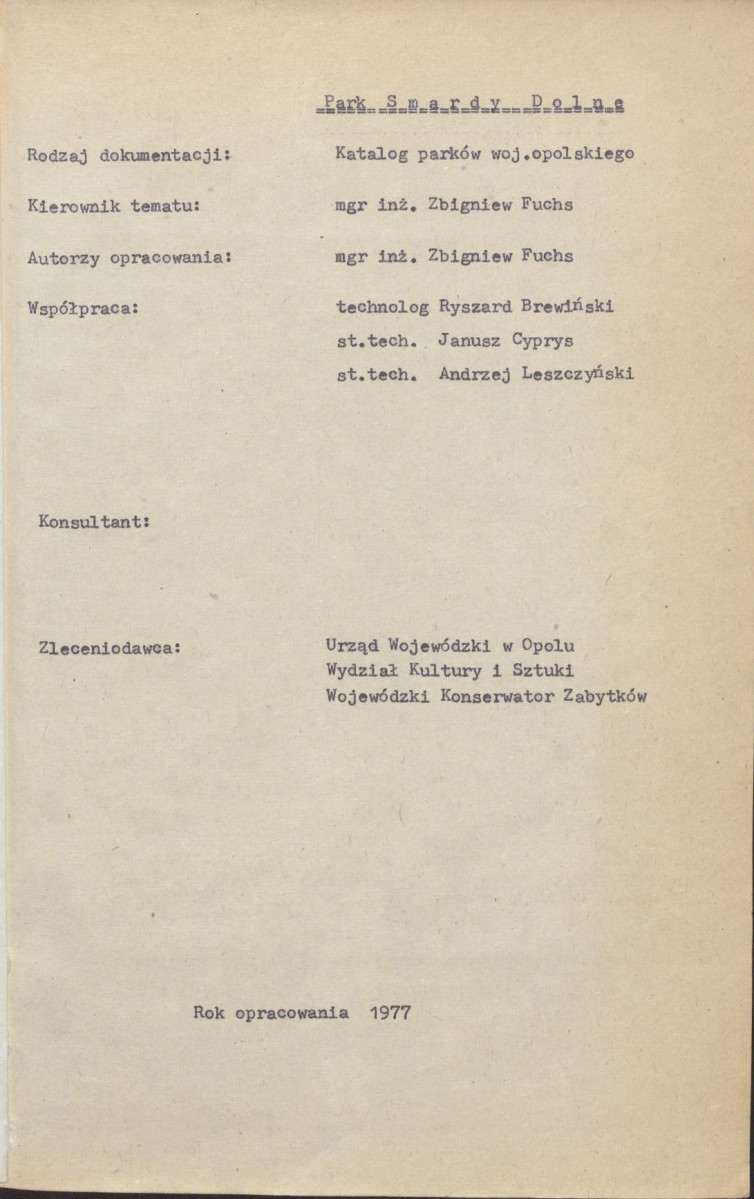 EP - Ewidencja parkowa, skan nr 6