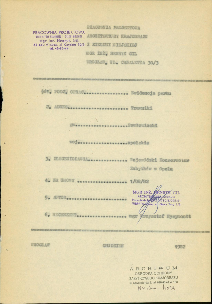 EP - Ewidencja parkowa, skan nr 6