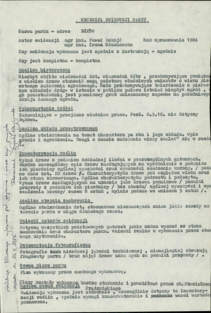 EP - Ewidencja parkowa, skan nr 19