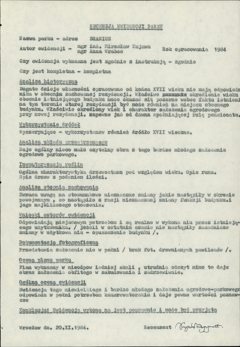 Ewidencja parkowa, skan nr 4