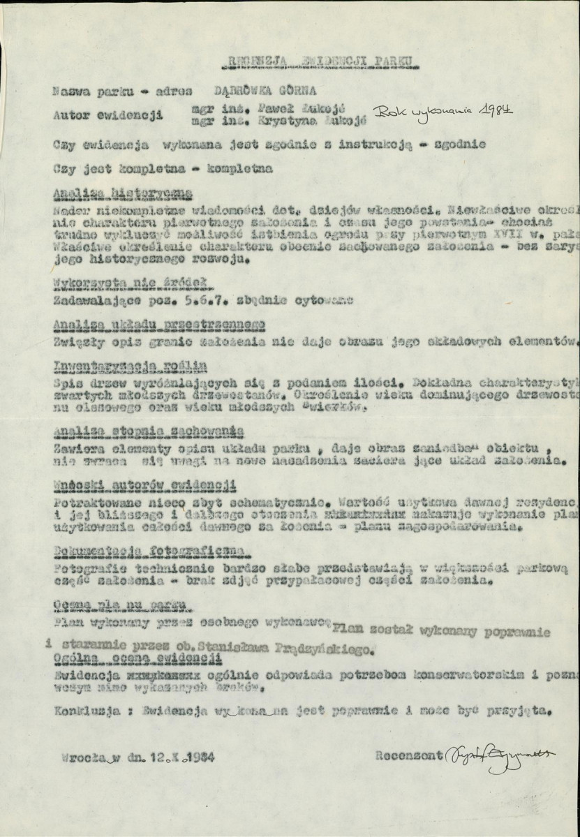 Ewidencja parkowa, skan nr 4
