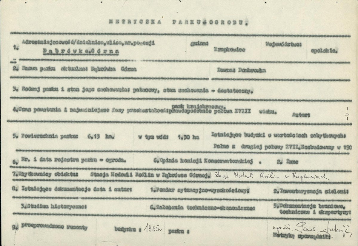 Ewidencja parkowa, skan nr 7