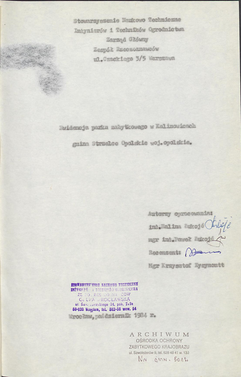 Ewidencja parkowa, skan nr 5