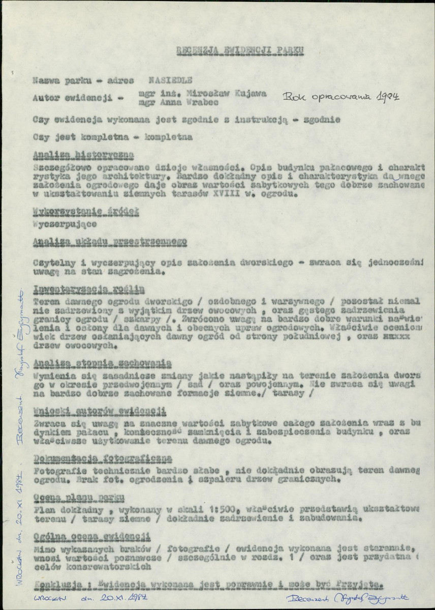 Ewidencja parkowa, skan nr 4