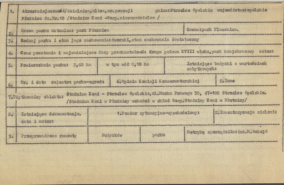EP - Ewidencja parkowa, skan nr 7