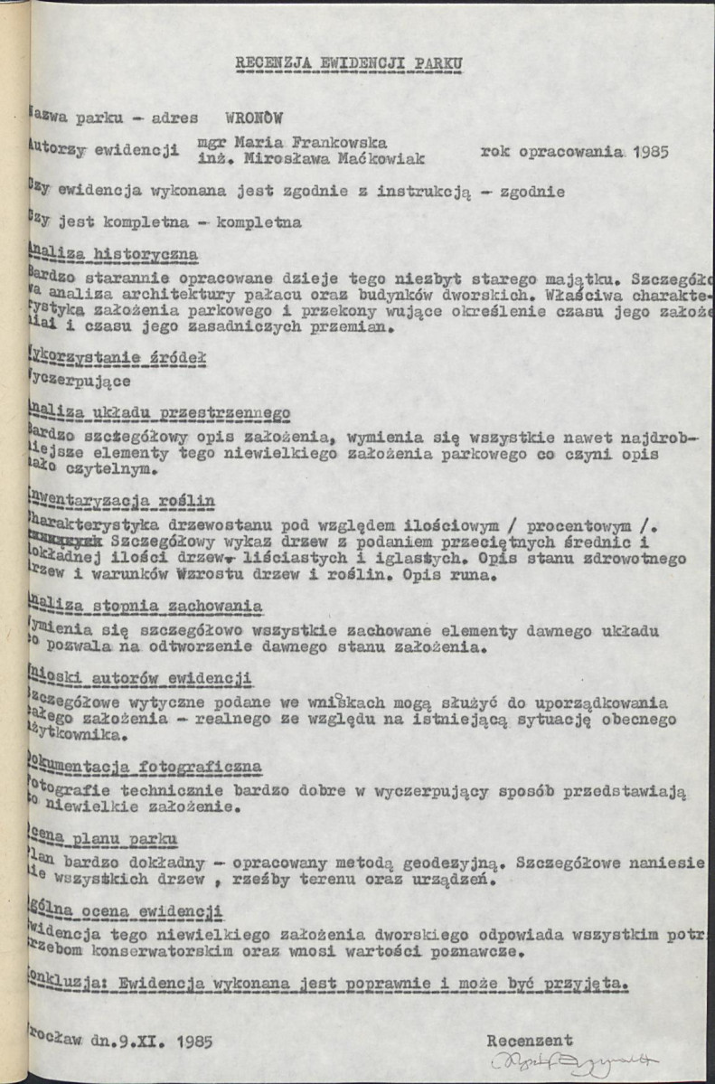 Ewidencja parkowa, skan nr 15